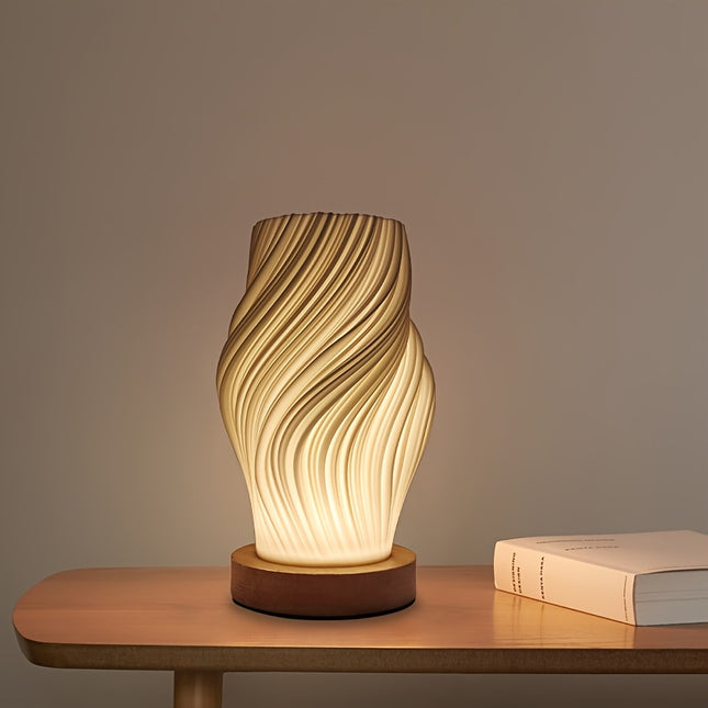 Modern minimalist design LED button - type dimmable table lamp, with three lighting modes