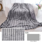 Vertical stripe pattern, gray, 90*108 inches, extra large size