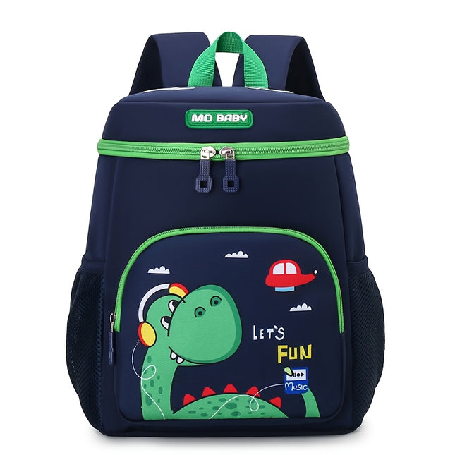 Kids Backpack for Boys & Girls 3-6 Years - Dinosaur & Unicorn Print with Padded Back Panel