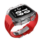 Transparent Red / Fluororubber 44or45mm