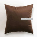 Mocha Coffee Velvet / 45 X45cm Pillow Cover