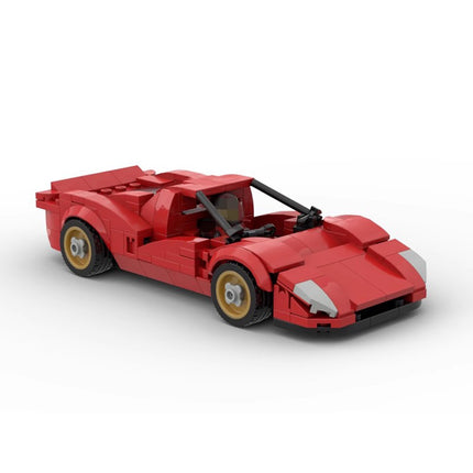 Building Blocks Car Toy Diy Assembly Model