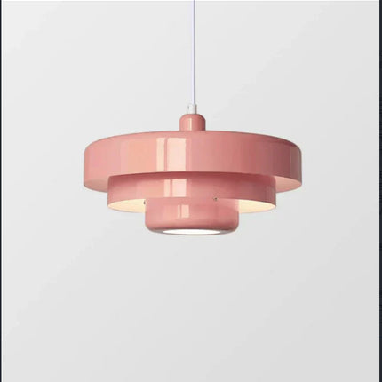 Mid-ancient Danish Rainbow Retro Cake Chandelier