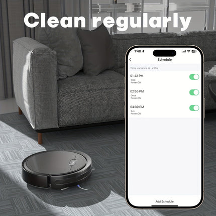 Robot Vacuum Cleaner, 4000pa Max Power Suction, Regular Cleaning, Auto Charging,