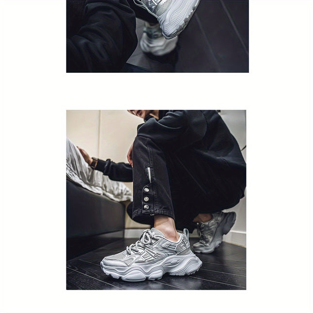 Men's High-Top Style Low-Cut Basketball Shoes - Winter-Resistant Beige & Colorway