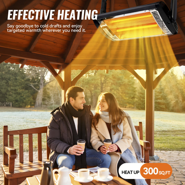 Electric Garage Heaters 1pc1500W/750W Ceiling Mounted Heater