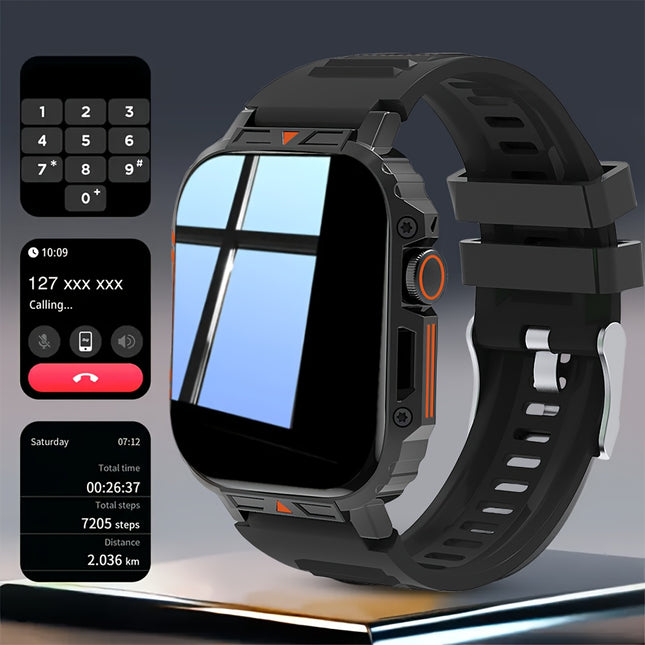 2025 Fashion Smartwatch Full Touch Screen Wireless Calling Smartwatch (Answer/Make Calls)