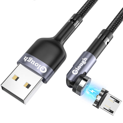 Elough 540 Degree Rotating Seven-pin Small Waist Magnetic Charging Cable 3-in-1