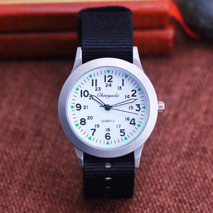 Girls And Boys Waterproof Canvas Quartz Watch