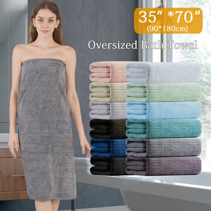 4 Pack Oversized Bath Towels Set, 35"x70" Extra Large Towel Microfiber