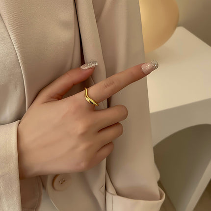 Simple-line Ring For Women Creative Design