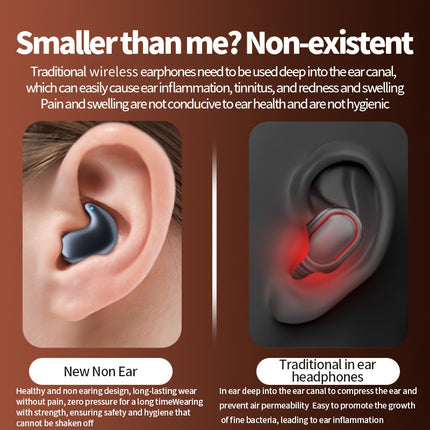 5.3 High-Fidelity Invisible Sleep Wireless Earphones - Earbud Headphones with Ultra Long Battery Life,