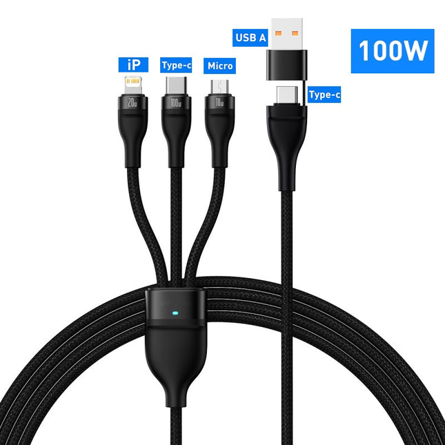 3 In 1 USB C Cable Cable 100W