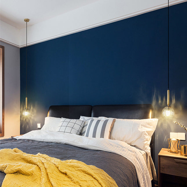 Glass Small Droplight Restaurant Bar Cafe Model Room Bedroom Bedside Lamp