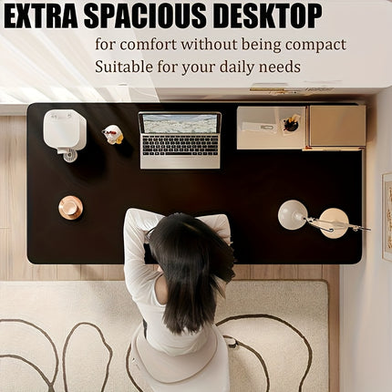 Modern Compact E-Sports Computer Desk with Metal Frame & / - Small Writing Desk Suitable