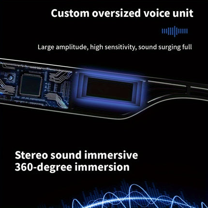 Wireless 5.3 Smart Glasses Headphones, Outdoor Sports Music