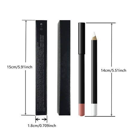Foreign Trade Cross-Border 20-Color Multi-Functional Waterproof Lip Liner