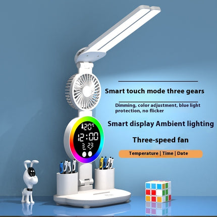 LED Student Rechargeable Plug-in Eye Protection Desk Lamp