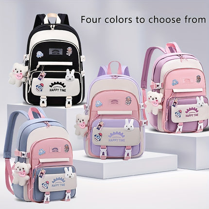 Backpack for Girls - Cute Cartoon Design, Adjustable Straps, Lightweight backpack