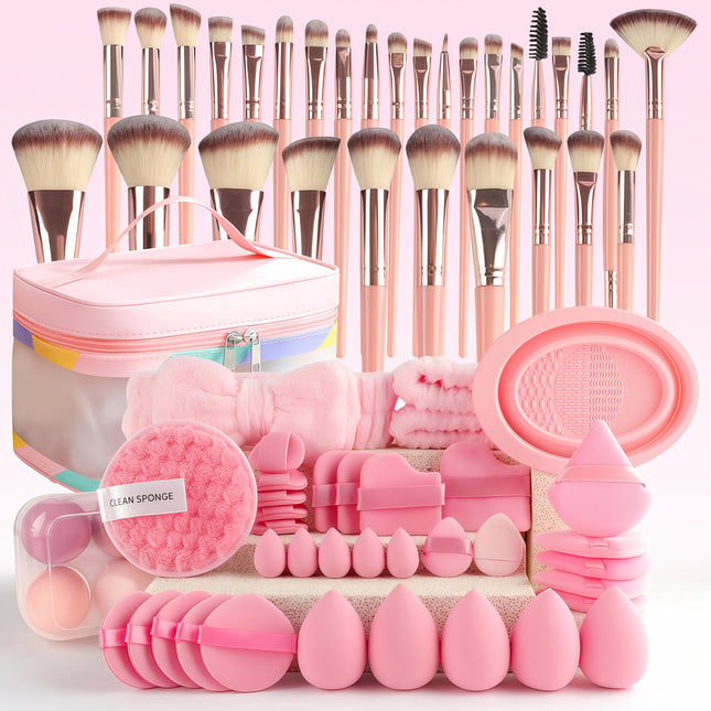 Makeup Brush Set 71pcs Makeup Tool Set Foundation Powdere
