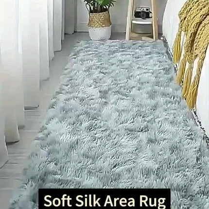 Buy Large, Get Small Free!! 1pc Rectangular Plush Mat - Non-Slip & Washable,