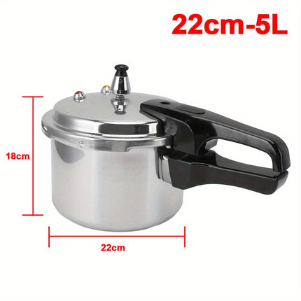 22cm Aluminum Steamer Pot with Steam Basket - Perfect for Soups, Stews & More