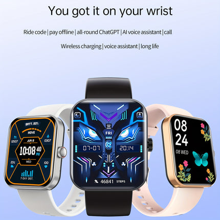 5.13cm Large Display Smartwatch for Both Genders
