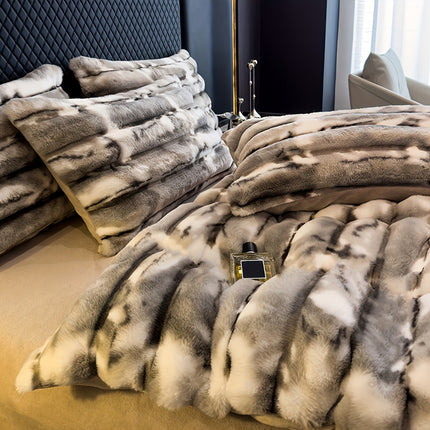 Rabbit Hair Blanket, Thick And Warm, Suitable For Winter Use, Soft, Comfortable And Fluffy