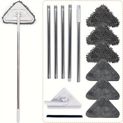 Mop Ceiling Cleaner with Long Handle Wall Cleaner, Baseboard Cleaning Tool with Handle