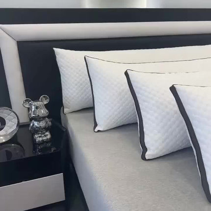 1pc Body Pillow For Adults Foam Long Full Body Pillow For Sleeping With Breathable Bamboo Cover Firm Hug