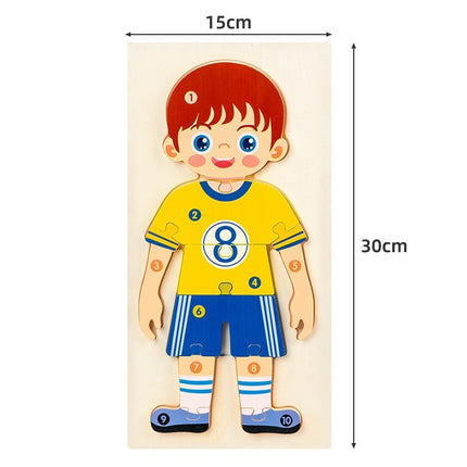 3D Puzzle Model Wooden Puzzle Educational Toys