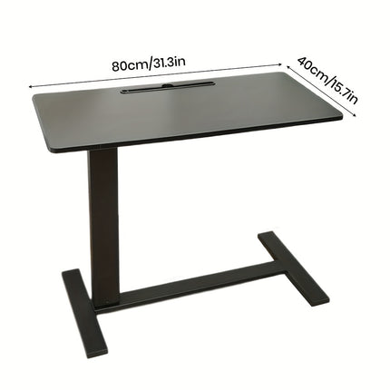 Adjustable Overbed Table with Wheels - Heavy-Duty Mobile Bedside Desk,