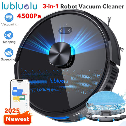 Lubluelu Latest SL60 Ultra 4500Pa Robot Vacuum And Mop Combination, Automated Vacuum