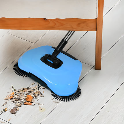 1pc Manual Sweeper Mop and Vacuum Combo for All Hard Floors Pet Hair