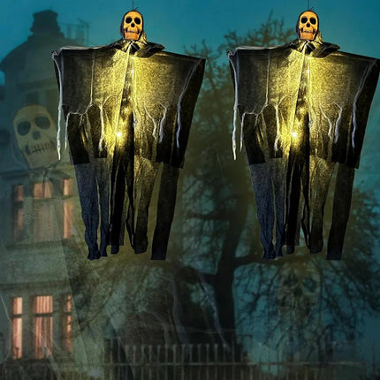 1pcs Halloween Glowing Skull Skeleton - GARDIWALL