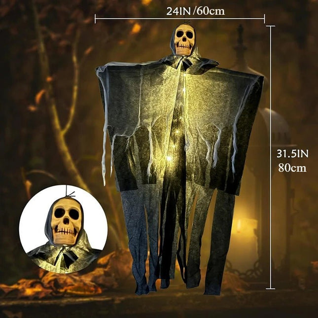 1pcs Halloween Glowing Skull Skeleton - GARDIWALL