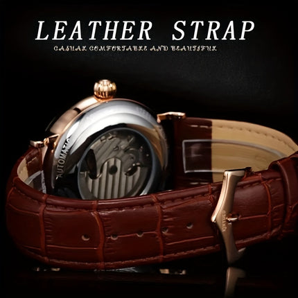 Men'S Watch With Two Time Displays, A Fashionable Timepiece And An Ideal Gift Choice, Without Battery