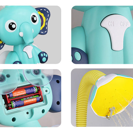 Bath Toys Baby Water Game Elephant Model Faucet Shower Electric Water Spray Toy For Kids Swimming Bathroom Baby Toys