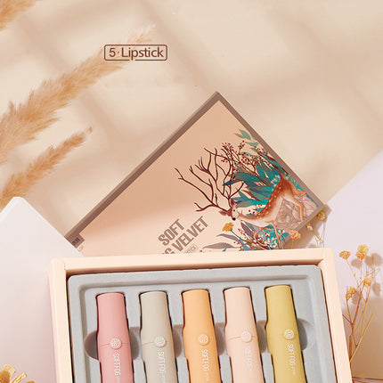 Soft mist velvet lipstick set