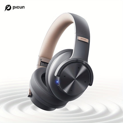 1pc Picun B8 Wireless Headphones with 120H Playtime, Foldable Design, Sound Isolation, 3 EQ Modes, Type-C,