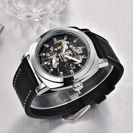 Men'S Watch Youth Model/Freshman Student Automatic Mechanical Hollow Glow-in-the-Dark Fashion