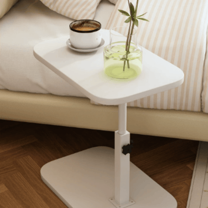 360° Rotating & 180° Flip TV Tray Table with Adjustable Height - Heavy-Duty Iron Construction