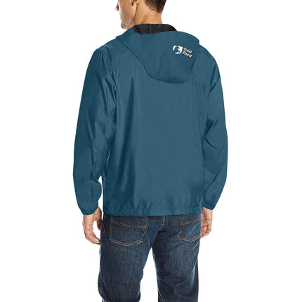 Men's All Over Print Quilted Windbreaker(Model H35)