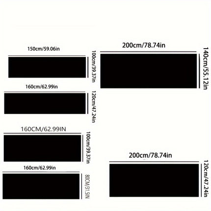 Plush Tie-Dye Coffee Brown Shag Area Mat - Soft, Fluffy Polyester, Non-Slip, Hand Washable