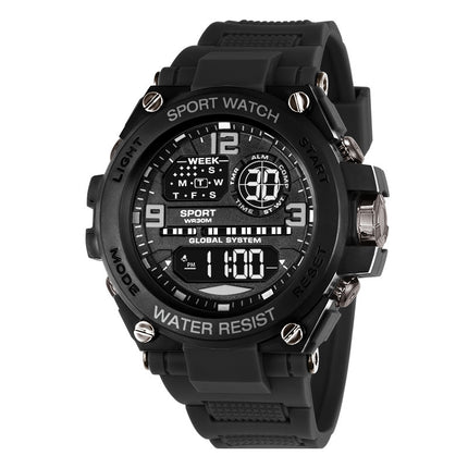 Good-looking Simple Electronic Watch Student Outdoor Sports Timing Luminous