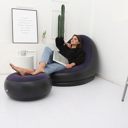 Lazy Bean Bag with Inflatable Folding Sofa