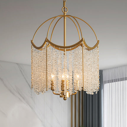 American Crystal Chandelier French Entry Lux