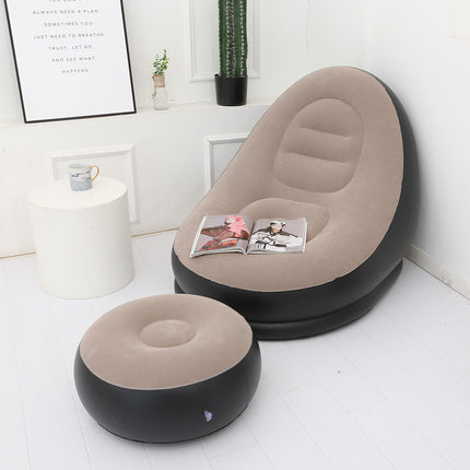Lazy Bean Bag with Inflatable Folding Sofa