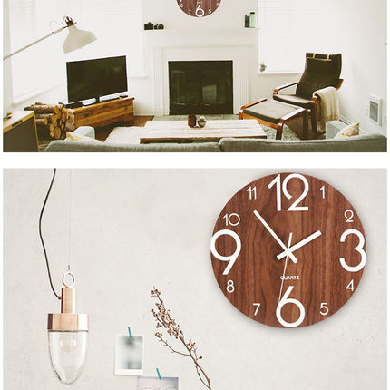 Silent luminous wall clock
