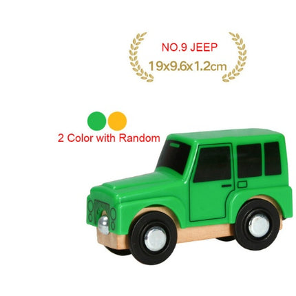 Wooden fire truck ambulance crane